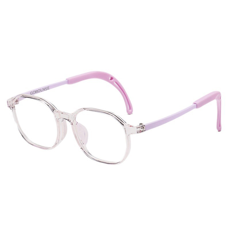 YEAHFUN Kids Fake Glasses - Non Prescription Clear Lens Eyeglasses, TR90 Frame with Shatterproof Lenses